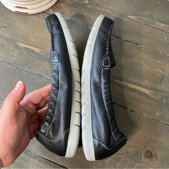 SAS Shoes 7.5 N Sunny Loafers Black Leather Slip-on Comfort Casual Women’s - Picture 10 of 10